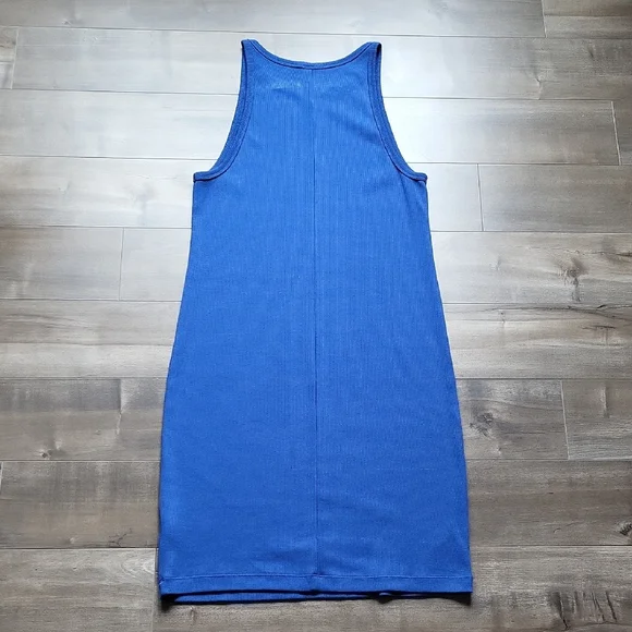 Fitted Halter Bodycon Rib-Knit Mini Dress - Picture 5 of 6